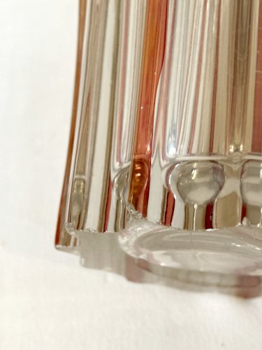 Vase en verre signé Pierre D'Avesn, années 1940