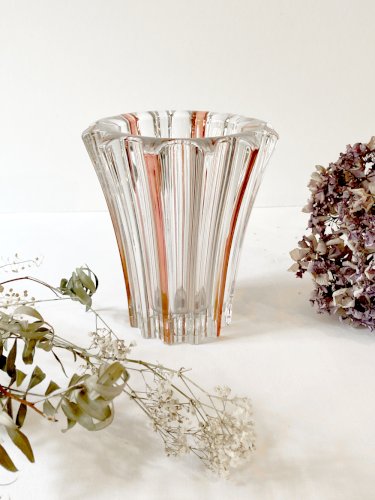 Vase en verre signé Pierre D'Avesn, années 1940