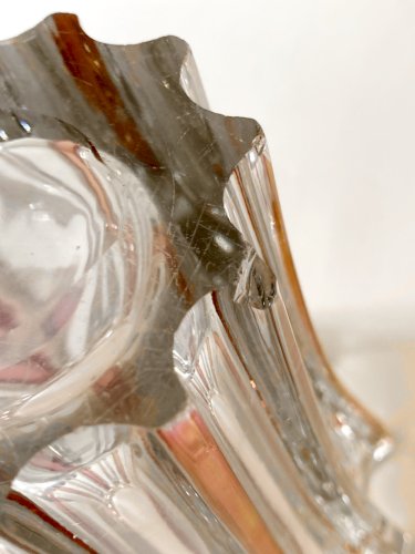 Vase en verre signé Pierre D'Avesn, années 1940