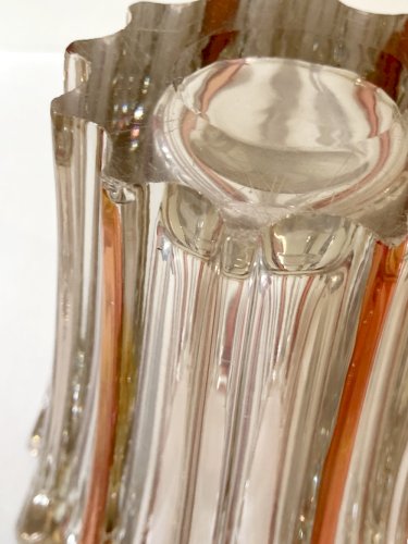 Vase en verre signé Pierre D'Avesn, années 1940