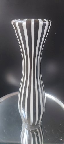 Vase en verre soufflé Leonardo modèle Zebra 