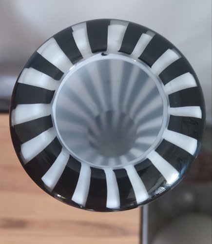 Vase en verre soufflé Leonardo modèle Zebra 
