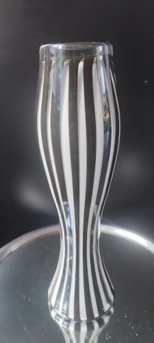 Vase en verre soufflé Leonardo modèle Zebra 