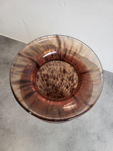 VASE EN VERRE STYLE MURANO DE 30 CM DE HAUT