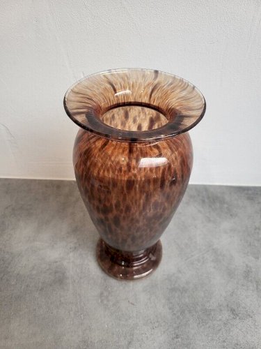 VASE EN VERRE STYLE MURANO DE 30 CM DE HAUT