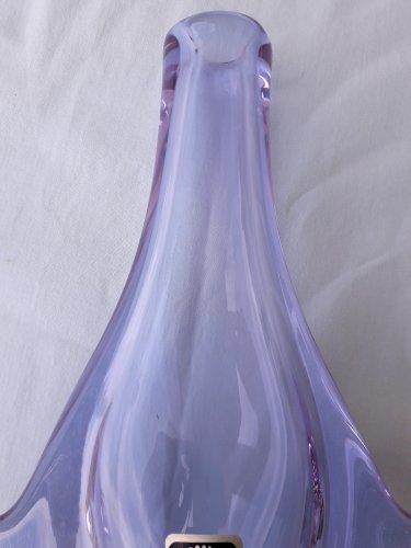 Vase en verre Zelezny Brod Tchécoslovaquie