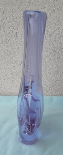 Vase en verre Zelezny Brod Tchécoslovaquie