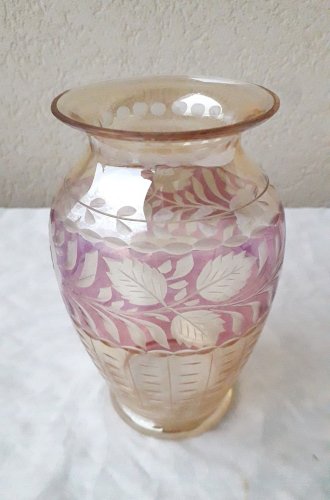 Vase en verre