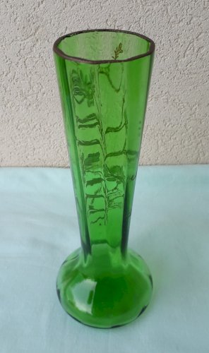 Vase en verre 