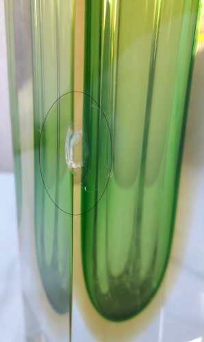 Vase et vide-poche Murano