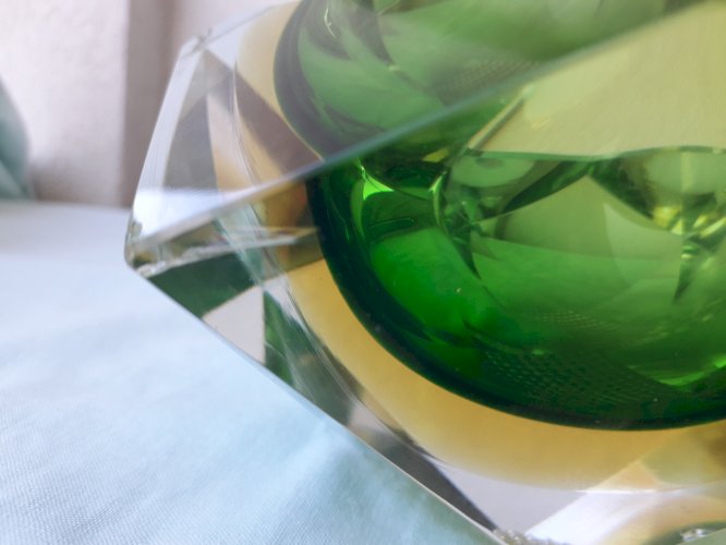 Vase et vide-poche Murano
