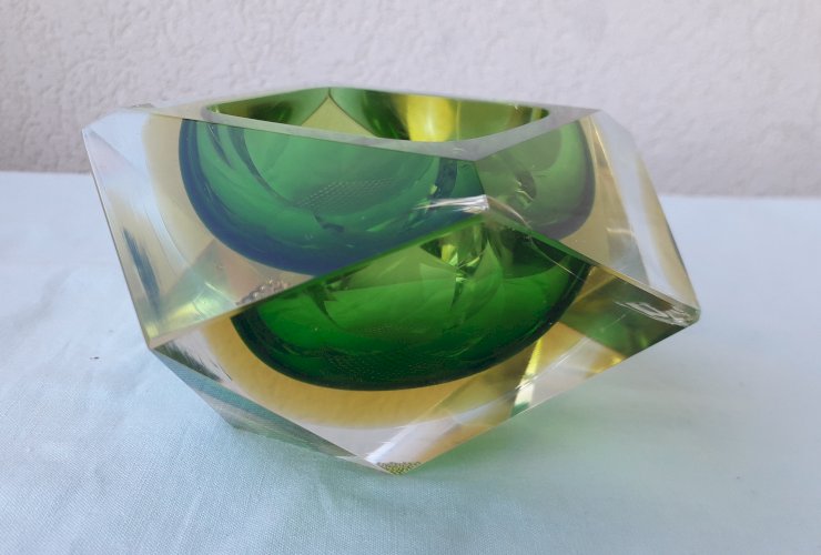 Vase et vide-poche Murano