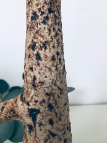 Vase fat lava Piet Vest ceramics