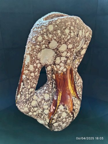 Vase Fat Lava Vallauris 