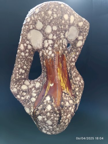 Vase Fat Lava Vallauris 