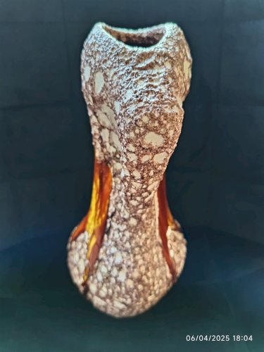 Vase Fat Lava Vallauris 