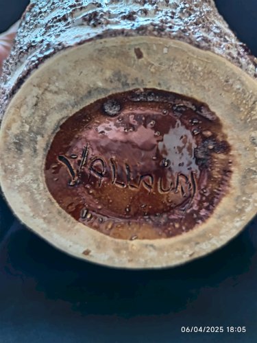 Vase Fat Lava Vallauris 