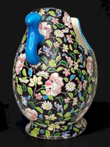 Vase Gueulard en céramique émaillée de Gien
