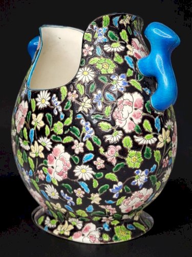 Vase Gueulard en céramique émaillée de Gien