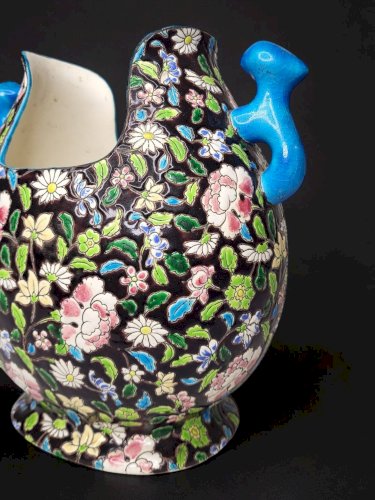Vase Gueulard en céramique émaillée de Gien