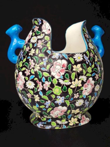 Vase Gueulard en céramique émaillée de Gien