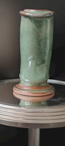Vase jardinière ajouré en grès émaillé Jean-Pierre Prudhomme