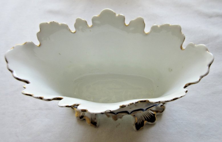 Vase jardinière, porcelaine de Paris bleu et Or fin, insignes franc maçonniques