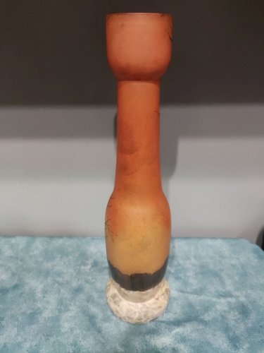 Vase Legras à décor émaillé