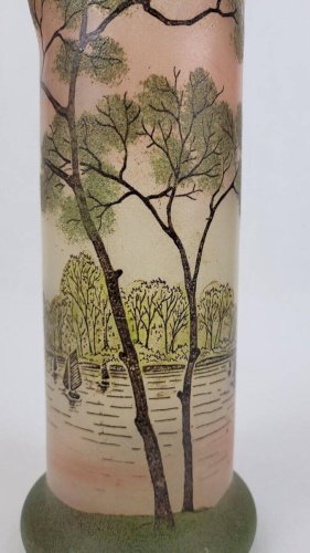 Vase Legras en Verre Émaillé, 1900s