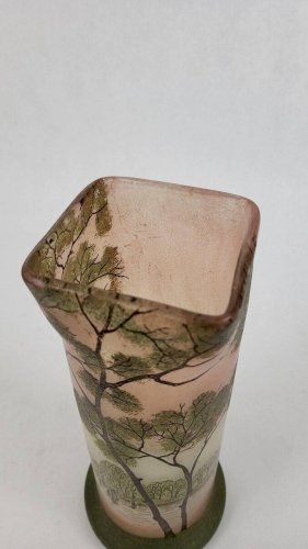 Vase Legras en Verre Émaillé, 1900s