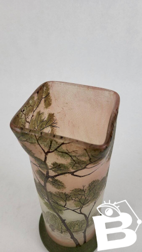 Vase Legras en Verre Émaillé, 1900s