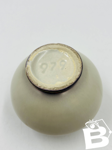Vase miniature Dümler Breiden Höhr doré modèle représentant vintage