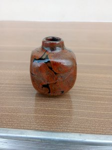 Vintage stoneware miniature vase