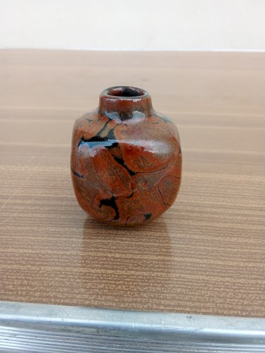 Vase miniature en grès vintage