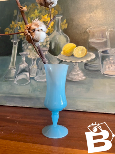 Vase opaline vintage