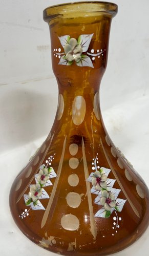 Vase peint Art Déco a décor éméillé XX siècle