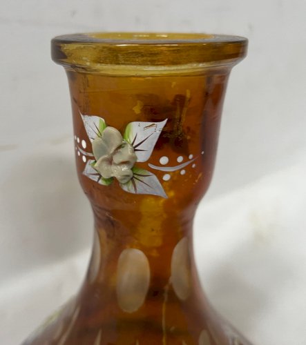 Vase peint Art Déco a décor éméillé XX siècle