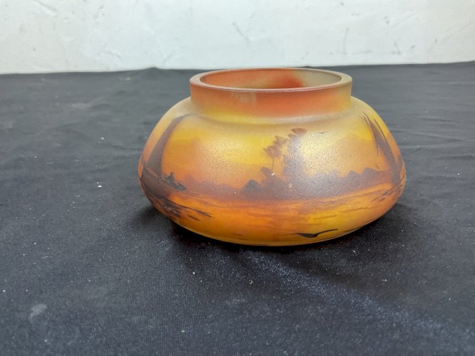 Vase photophore Signé Peynaud