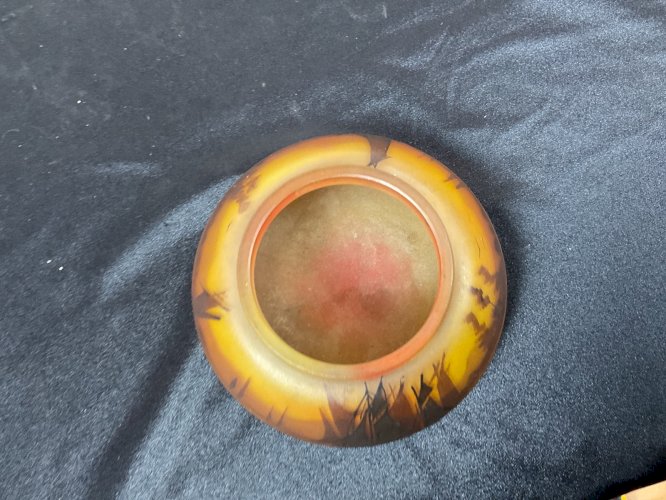 Vase photophore Signé Peynaud