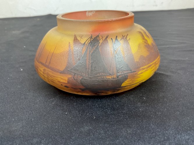 Vase photophore Signé Peynaud