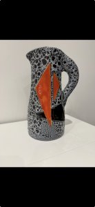 Vase Pichet Fat Lava Rétro Vintage Signé Vallauris Le Vaucour 