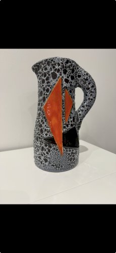 Vase Pichet Fat Lava Rétro Vintage Signé Vallauris Le Vaucour 