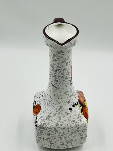 Vase, pichet italien au décor floral, années 70