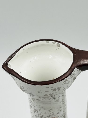 Vase, pichet italien au décor floral, années 70