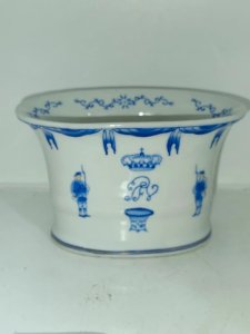 vase/ pot travail asiatique en porcelaine en bon etat