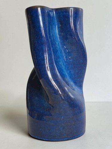 Vase rouleau en grès / Puisaye
