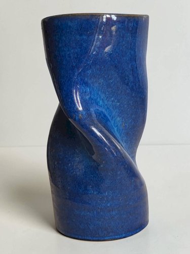 Vase rouleau en grès / Puisaye
