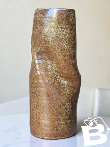 Vase rouleau en grès / Puisaye