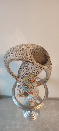 Vase Sculptural en Céramique (43cm) Marius BESSONE Vallauris (1955-1960)