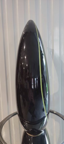 Vase sculptural en céramique  ligne moderniste  pièce design